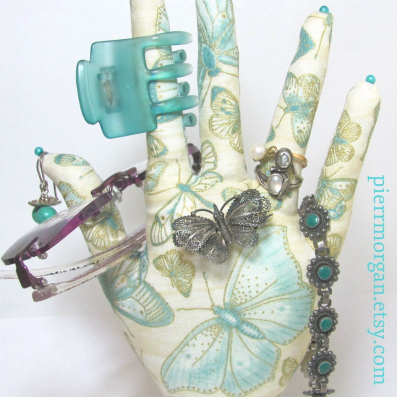 Antique Butterfly CLASSIC HAND-Stand ~ Jewelry Display ~ Ready to Ship
