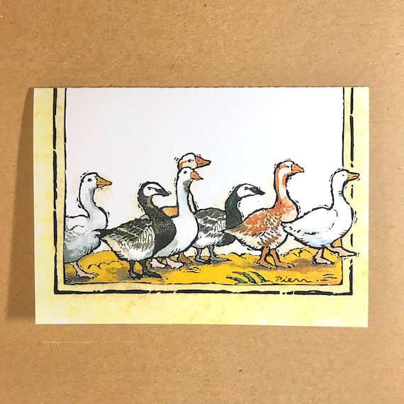1 Dedication Geese Card