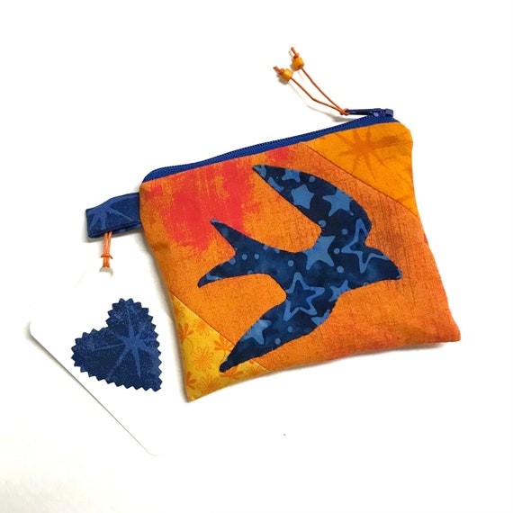 Tiny Swallow Wallet ~ Coin Card Purse ~ Ready to Ship!