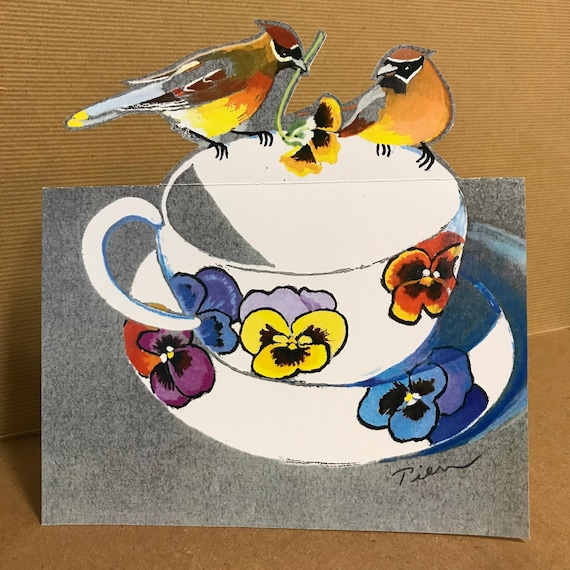 1 Pop-Up Two for Tea Card