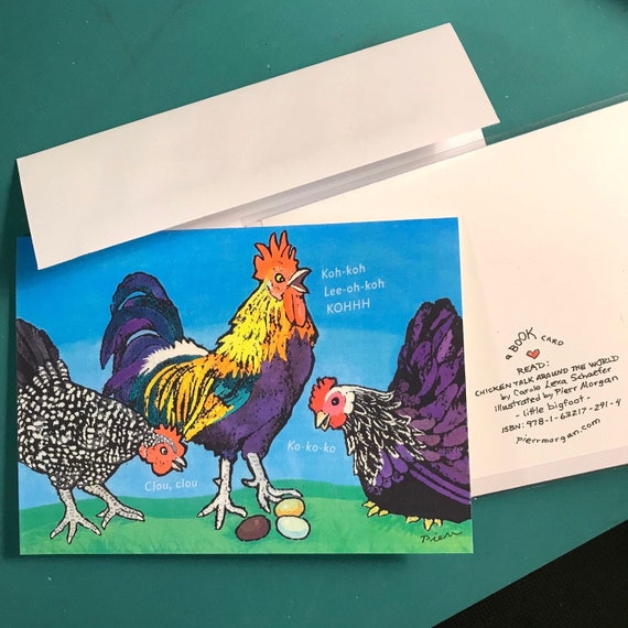 1 Chicken Talk Card ~ Ready to Ship!