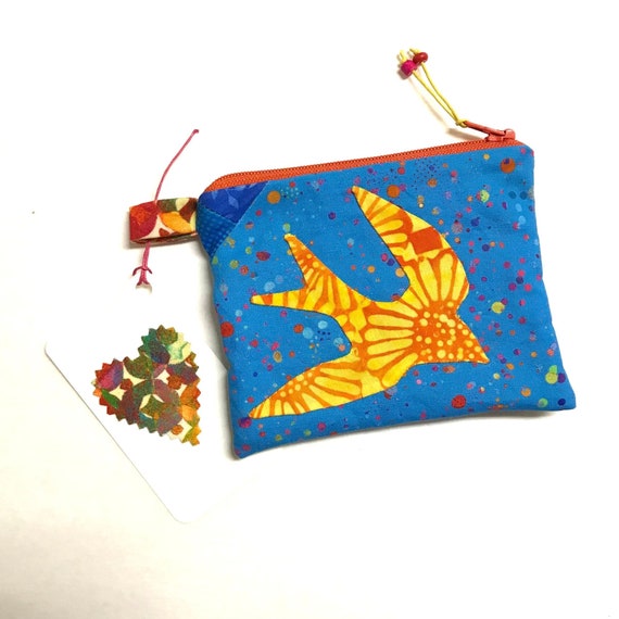 Tiny Swallow Wallet ~ Coin Card Purse ~ Ready to Ship!