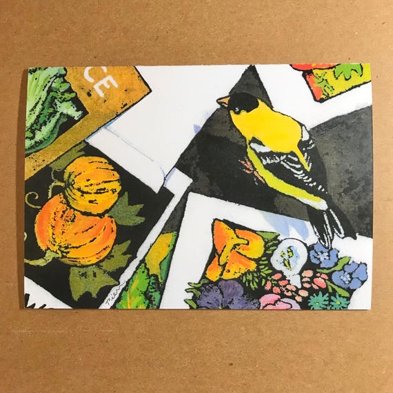 1 Goldfinch Card