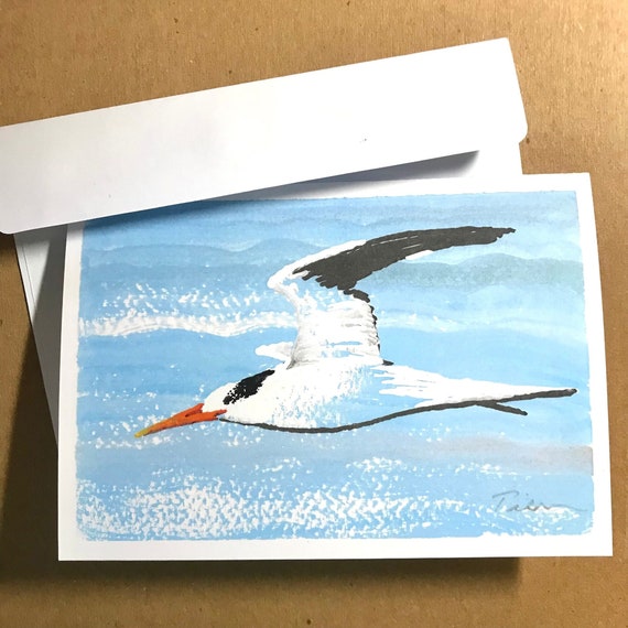 1 Elegant Tern Card - Ready to Ship!