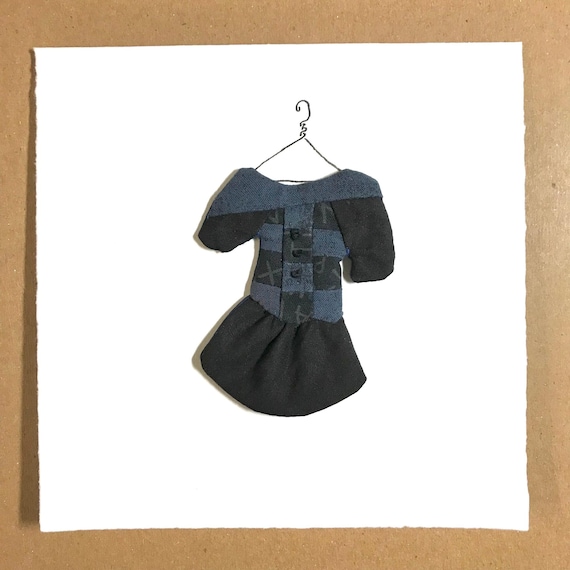 ORIGINAL Alphabet Dress Pin FABcard