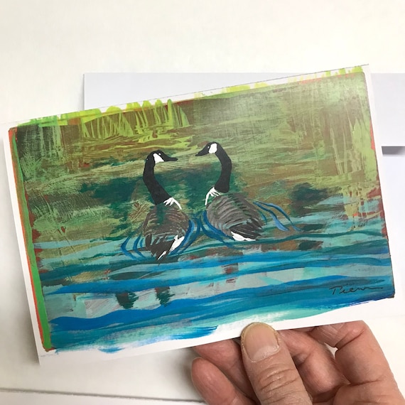 1 Canada Geese Card ~ Ready to Ship!