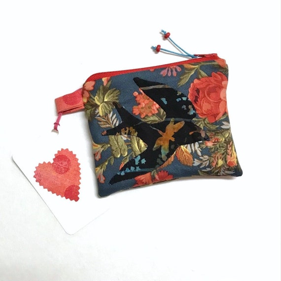 Tiny Swallow Wallet ~ Coin Card Purse ~ Ready to Ship!