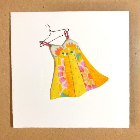 ORIGINAL Sundress Pin FABcard