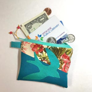 Monedero con forma de golondrina pequeña ~ Monedero para tarjetas