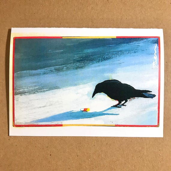 1 Temptation Art Card, Blank Inside