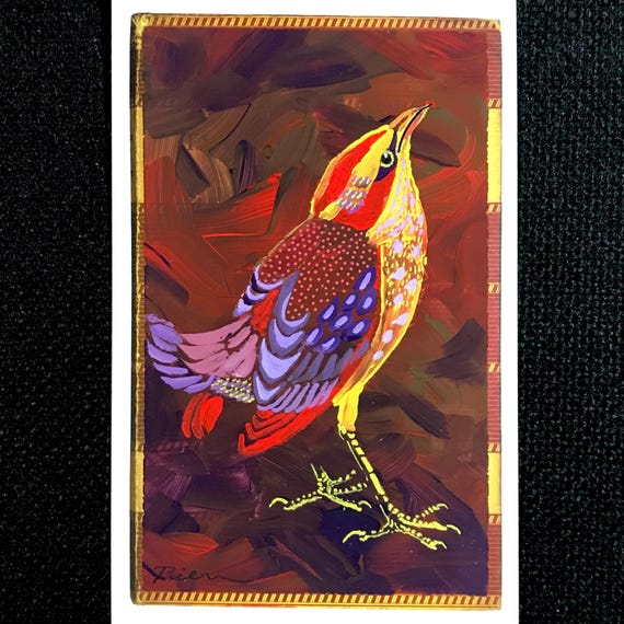 Pitta ~ Postcard Painting #204