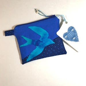 Monedero con forma de golondrina pequeña ~ Monedero para tarjetas