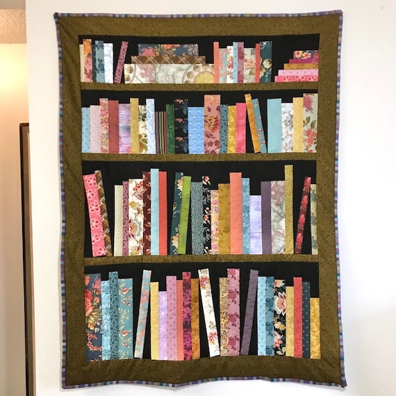 THIS OLD WORLD Book Lap Quilt Wall Tapestry