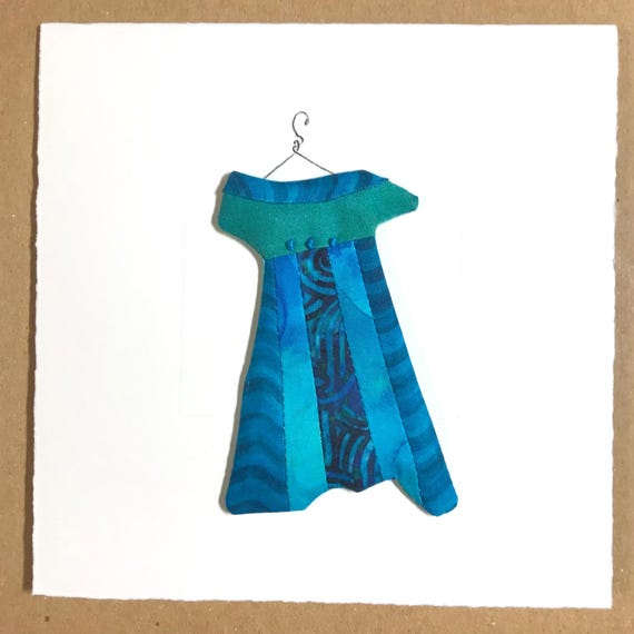ORIGINAL Dress Pin FABcard
