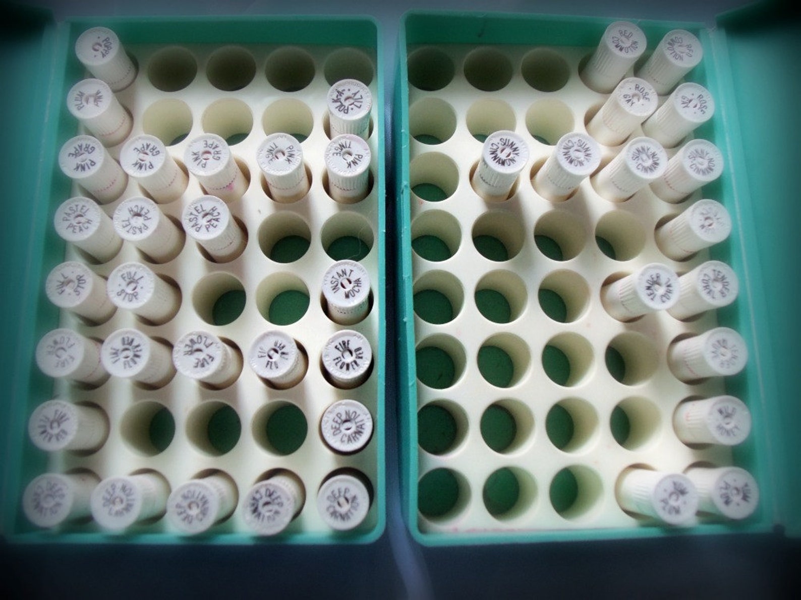 Set of two vintage Avon lipstick sample cases Lipstick Etsy