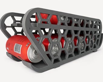 3D Printed Can Organizer – Space-Saving Soda Dispenser