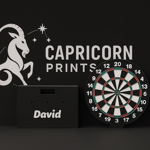 パーソナライズされた3Dプリントダーツホルダー - 男の隠れ家の装飾