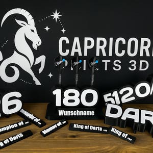 カスタム3Dプリントダーツホルダー | パーソナライズされたダーツディスプレイスタンド