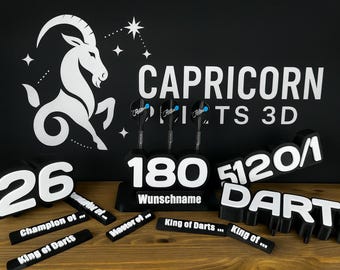 Custom 3D Printed Dart Holder | Personalised Dart Display Stand
