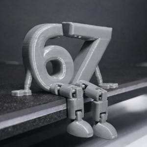 67 Meme figure - Variety of colours and poses to choose - Gift
