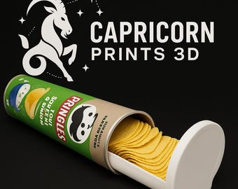 3D Gedrucktes Pringles Tablett, Wunschfarben und Designs möglich