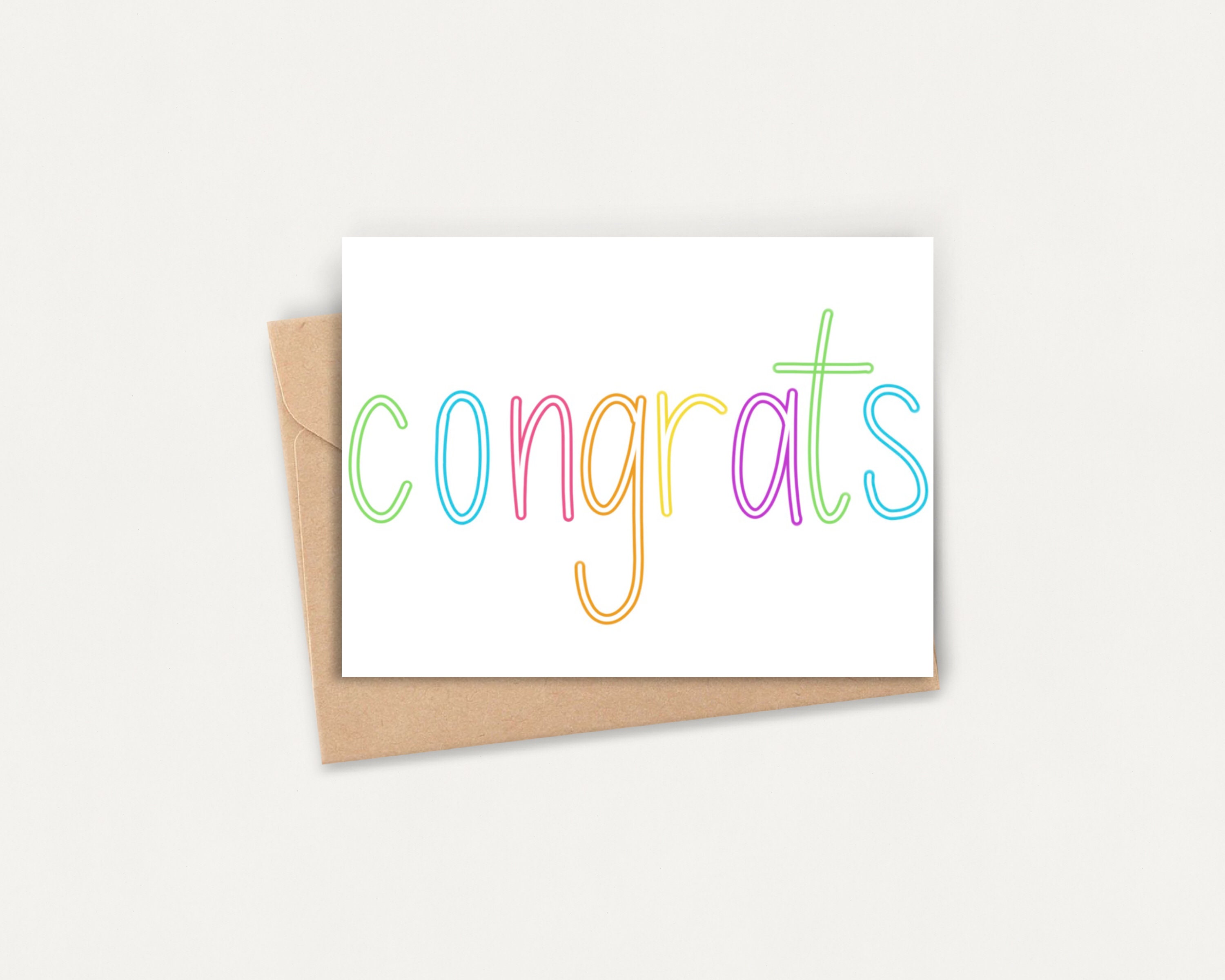 Printable Congratulations Card Printable Graduation Card High School ...