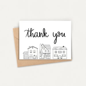 Printable Thank You Card Realtor Thank You Note Printable - Etsy