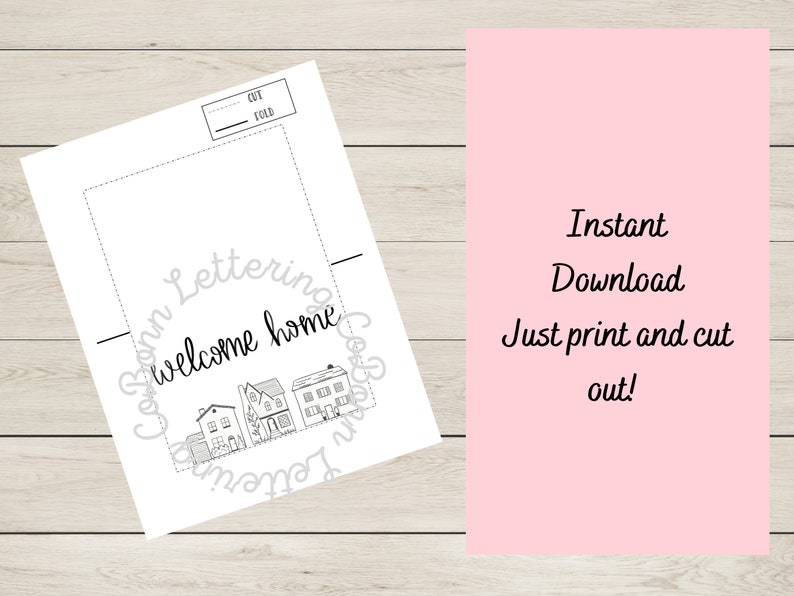 Printable New House Card New Home Card Printable New Home - Etsy