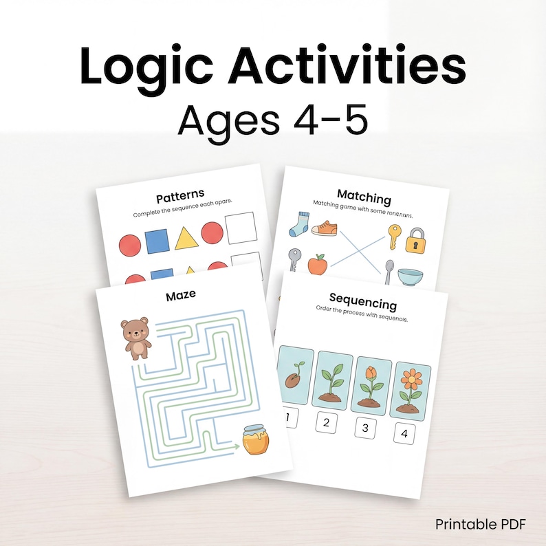 Logic Activities for Kids Ages 4–5 | Critical Thinking & Preschool ...