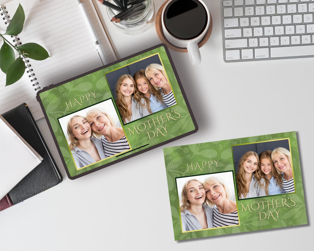 Editable Mother’s Day Photo Card Template, Canva Mother’s Day Card ...
