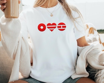 Broderad tröja från Arirang, Kpop-fangåva, vintagekoreansk rund hals, estetisk Kpop-tröja