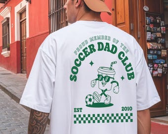 Custom Cool Dad Shirt, Personalized Soccer Dad T-Shirt, Soccer Gift T-Shirt for Dad, Daddy Shirt, Soccer Fan T-Shirt Dad, Father’s Day Gift