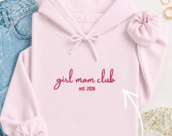 Custom Embroidered Boy Mama Club Sweater, Boy Mom Club Hoddie, Boy Mama Sweater,  Mommy of Boys, Baby Party Gift, Mother’s Day, Mom Gift