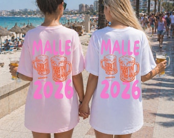 Personalized Malle Shirt, es eskaliert eh Shirt, Malle 2026, Malle T Shirt, Mallorca Shirts, Beer Shirt,Hen Party Group Shirt,Drinking Shirt