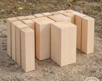 19 Pcs Basswood Carving Blocks – Unfinished Whittling Wood Set For Beginners And Professionals, Ready To Use Craft And Sculpture Material