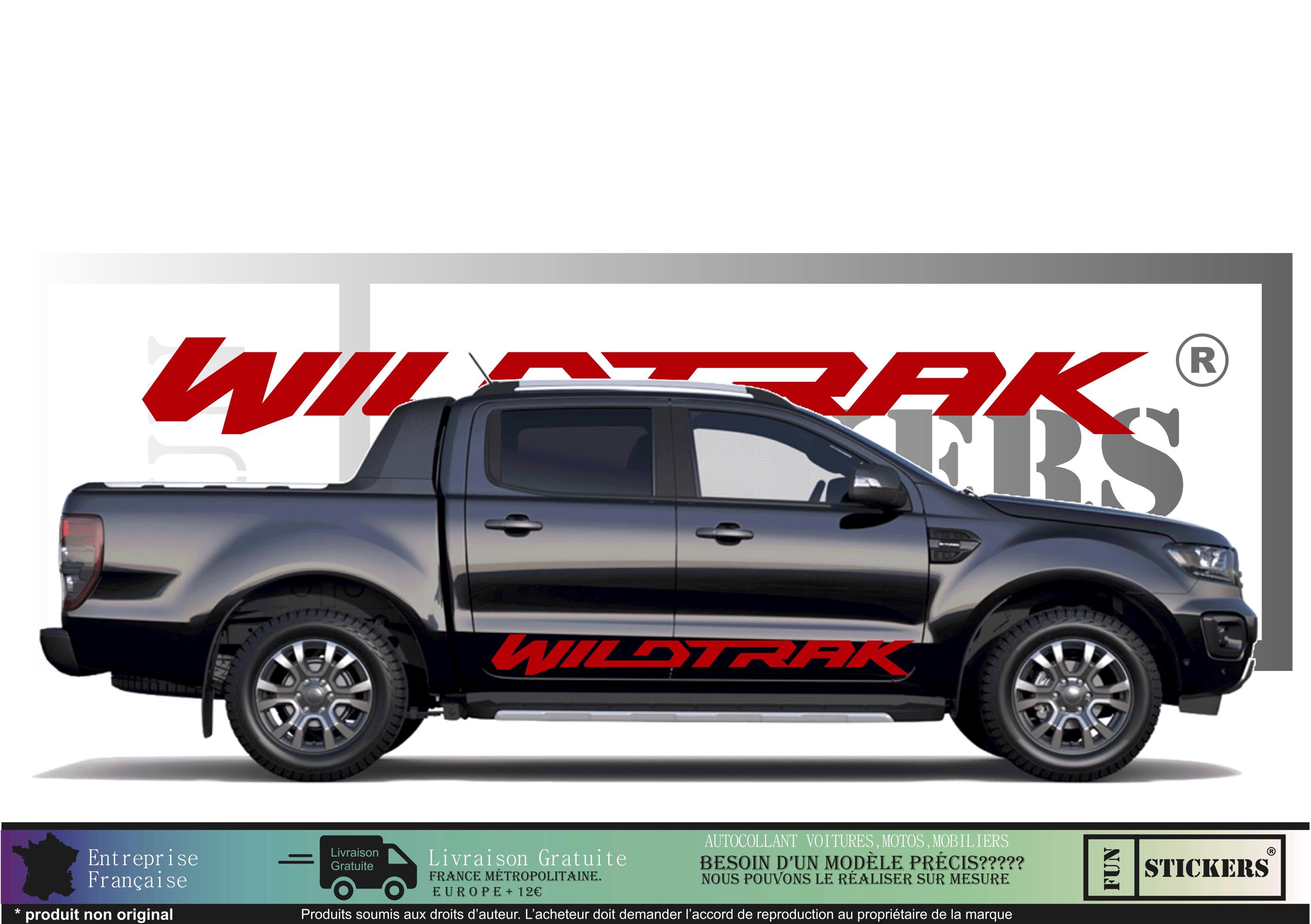 2 Adhésifs Bandes Porte Latérale Arrière Crane Ranger Ford 4X4 Pick-Up
