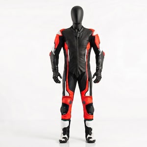 Custom Motorcycle Leather Racing Suit – MotoGP Style Biker Suit – Premium Motorbike Protective Gear – Men Women Riding Suit