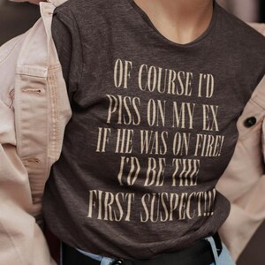 Women's funny breakup shirt