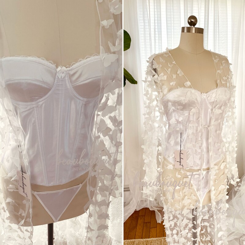 Butterfly Sleeved Silk Gown