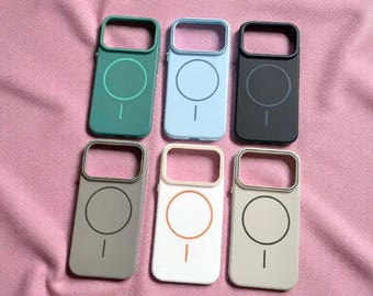 Matte Magnetic MagSafe Case for iPhone with Wireless Charging Support