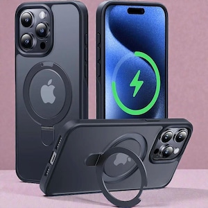 iPhone Magnetic Mobile Case with Ring Holder Kickstand Support