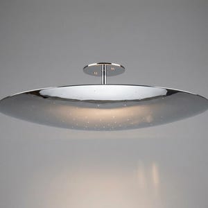 Starry Night 24" Polished Chrome Semi-Flush Mount