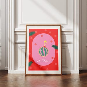 Christmas Print Set of 3 | Printable Holiday Wall Art image 7