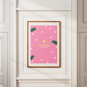 Christmas Print Set of 3 | Printable Holiday Wall Art image 5