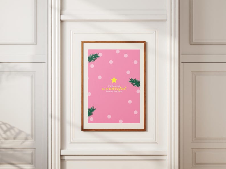 Christmas Print Set of 3 | Printable Holiday Wall Art image 5