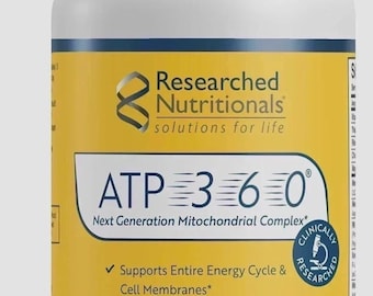 ATP 360 RESearched Nutritionals energy support capsules daily wellness