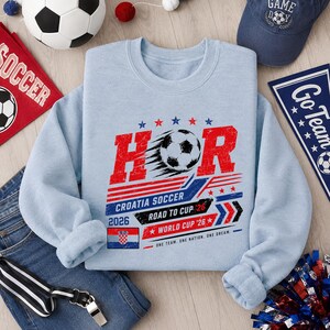 Koszulka Croatia Soccer World w kolorach vintage Comfort, Koszulka Croatia Soccer World w kolorach vintage Comfort, Mistrzostwa Świata 2026 zdjęcie 4