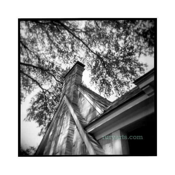 Patrick's House - Giclée Print from Holga Photograph, Black-and-White Film