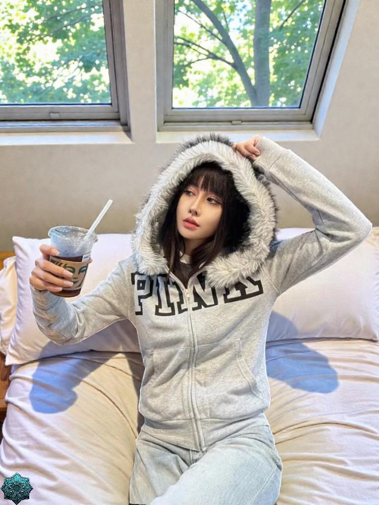 Y2K Faux Fur Hooded Zip-up Hoodie - Etsy Canada