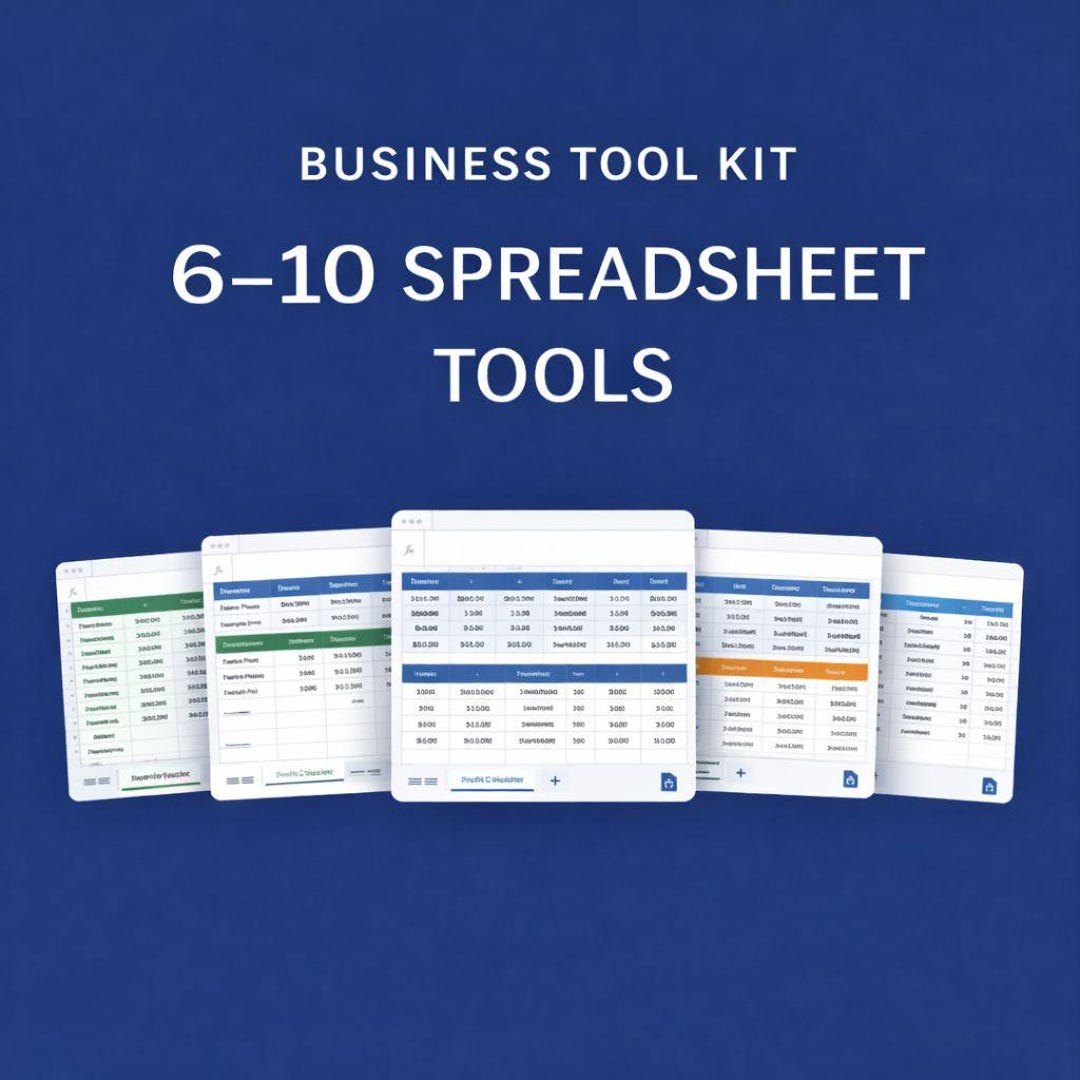 8 Personal Budget Spreadsheet Bundle | Compact Finance Toolkit - Etsy